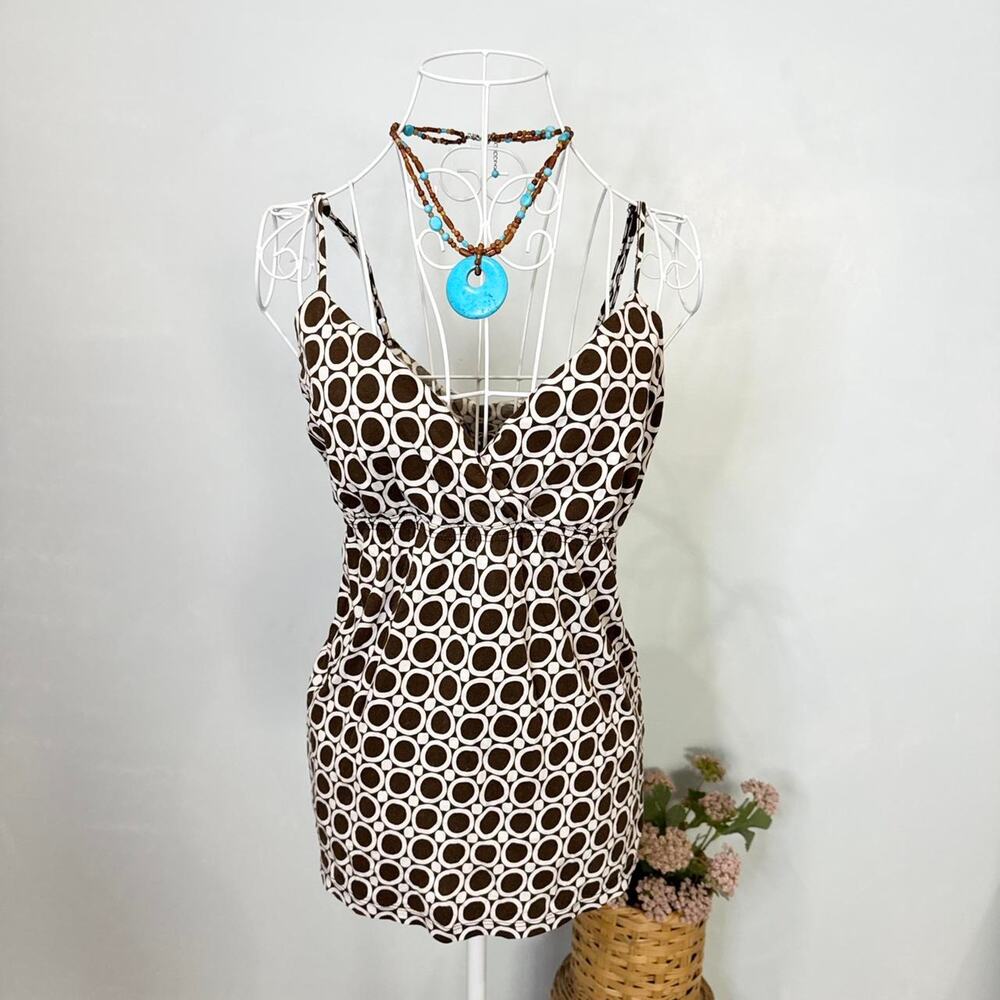 Vintage y2k brown babydoll slip top